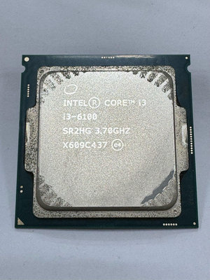《在地台南人》Intel i3-6100 /3.70G/1151/CPU 二手良品 $800 南區可以面交