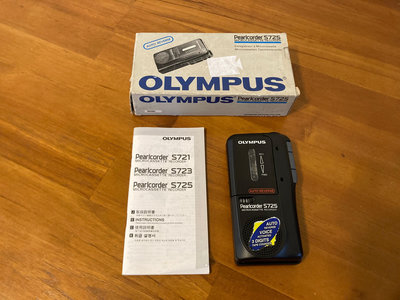 OLYMPUS 卡帶式 隨身聽 錄音機 黑色 （S725） 使用迷你卡帶