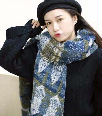 熱銷 韓國秋冬季雪山旅游外搭圍巾女韓版百搭學生ins少女兩用披肩保暖可開發票