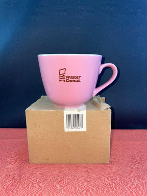 閑置日本回流瓷器，Mister Donut粉色馬克杯，茶杯，