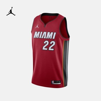 現貨熱銷-Jordan官方2020 賽季邁阿密熱火隊 JORDAN NBA 男子球衣CV9483爆款