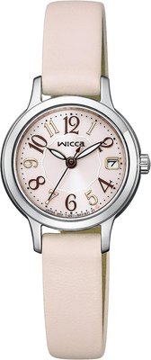 日本正版 CITIZEN 星辰 wicca KH4-912-90 女錶 手錶 光動能 皮革錶帶 日本代購