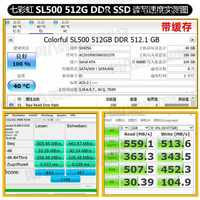 電腦零件七彩虹128g固態硬盤120gb系統盤256G電腦SSD臺式機sata 3.0筆記本筆電配件