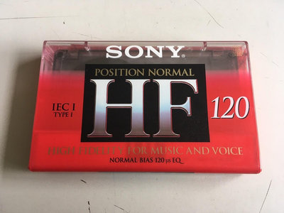 「環大回收」♻二手 卡式錄音帶 早期 未拆封 SONY【HF 120】中古卡帶 原版磁帶 音樂專輯 正版卡匣 自售