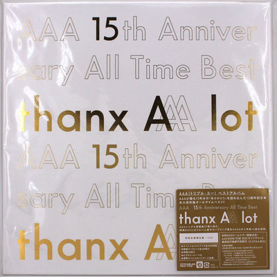 AAA 15th Anniversary All Time Best thanx AAA 589900009696 02