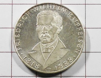 KB113 德國1968年 弗里德里希 銀幣