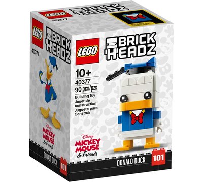 現貨 正版 樂高 LEGO BRICKHEADZ 40377 唐老鴨 DONALD DUCK 90pcs 全新 公司貨