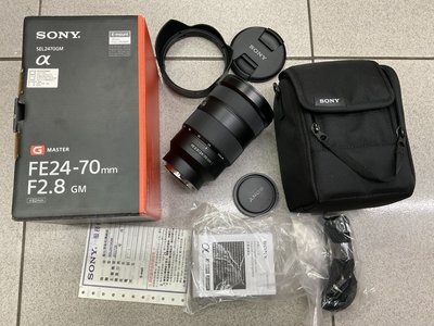 [保固一年] [高雄明豐] 公司貨 95新 Sony FE 24-70mm f2.8 GM 鏡頭 便宜賣 [d2132]