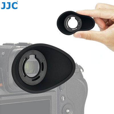 JJC Nikon Zf Z8 Z9 相機取景器眼罩 可360°旋轉升級加長版軟矽膠護目罩 替代尼康DK-33