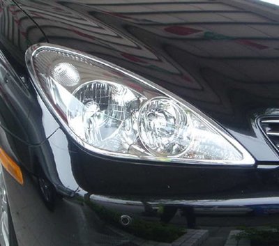 現貨熱銷-易車汽配 Lexus ES300 ES330 2001~2006 鍍鉻車燈框 前燈框 大燈框 頭燈框