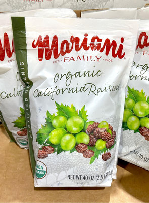 Costco好市多 MARIANI 美國有機葡萄乾 1.13公斤  organic raisins