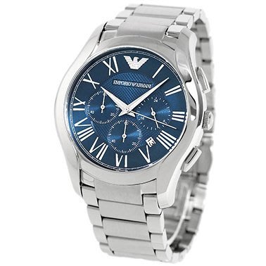 現貨 可自取 EMPORIO ARMANI AR11082 亞曼尼 手錶 44mm 藍面盤 三眼計時 男錶女錶