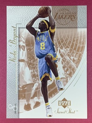 2002-03 Upper Deck Sweet Shot #34 Kobe Bryant Lakers MPLS