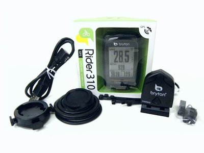 彰小弟自行車 Bryton Rider310C USB 智能藍芽中文GPS自行車訓練記錄器 碼表 碼表+踏頻