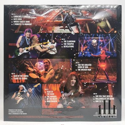 爆款CD.唱片~鐵娘子 Iron Maiden Live in Mexico City 3LP 黑膠唱片