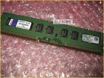 JULE 3C會社-金士頓 雙面 DDR3 1333 KVR1333D3E9S/4G 4GB ECC 桌機可用 記憶體