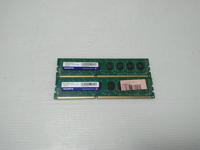 108 [大鋼牙二手3C]記憶體 ADATA DDR3-1600/4G/雙通道 (一元起標 得標=2支)