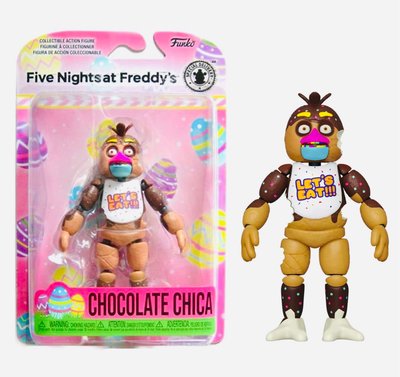 美國Funko Five Nights At Freddy's佛萊迪五夜驚魂復活節限定FNAF巧克力CHICA可動公仔