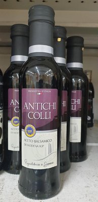 3/20前 義大利 antichi colli Balsamic (銀級) 經典巴薩米克 摩典娜酒醋MODENA 250ml/瓶 最新到期日:2025/2/1
