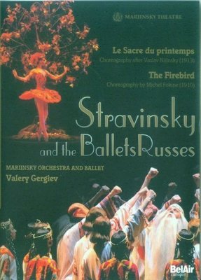 音樂居士新店#Stravinsky and the Ballets Russes 斯特拉文斯基 火鳥 春之祭D9 DVD