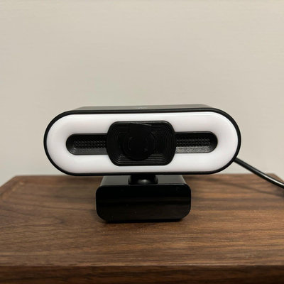 二手 嚴選 2K高清 內建美顏補光燈 USB免驅動電腦筆電遠端網路視訊鏡頭