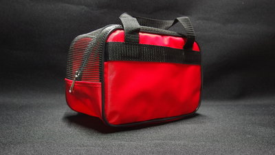 DJE-05 馬卡龍餐袋 餐包 環保便當袋 幼兒園 國小 學生餐袋 便當袋 透氣網面設計 可裝便當盒 全紅+黑上網