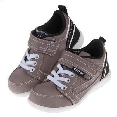 童鞋/Moonstar日本Carrot可可色兒童機能帆布鞋(15~19公分)I7A447I
