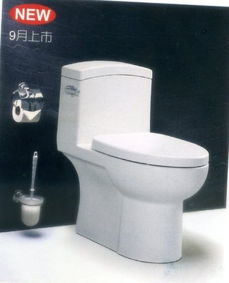 《普麗帝國際》◎廚具衛浴第一選擇◎時尚馬桶CAESAR凱撒二段式省水單體馬桶(含馬桶蓋) CF1379/1479-缺貨中