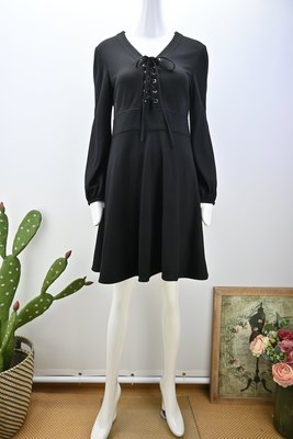 【 高 美 芬    全新2021秋冬 】kw2159 🎀 黑色棉羊毛洋裝