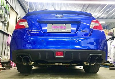 《台灣限定》subaru wrx cvt 惡魔管 invidia R400S 中尾段排氣管