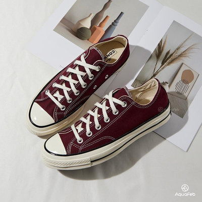 Converse Chuck Taylor 1970 男女 酒紅 低筒 帆布 休閒鞋 A01450C