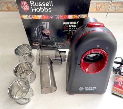 英國羅素Russell Hobbs Desire 20340TW 蔬果刨切輕食機料理機 粗磨、精细、切片 原價3990元