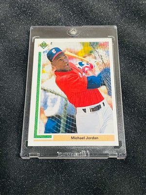 1991 Upper Deck 1st Michael Jordan RC SP1 少量印製 第一張棒球 新人卡 少見打擊版 品項佳
