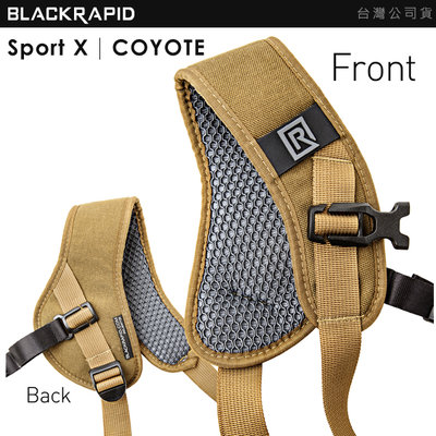 EGE 一番購】BlackRapid【Sport X｜Coyote】極速相機背帶（含腋下固定帶）新版呼吸快攝手【公司貨】