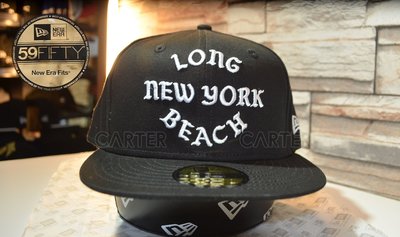 New Era Branded New York Long Beach Black 59Fifty 紐約長灘黑色全封帽