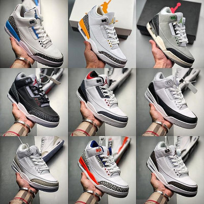 【公司頭層皮】Air Jordan 3 Retro AJ3代中幫籃球鞋