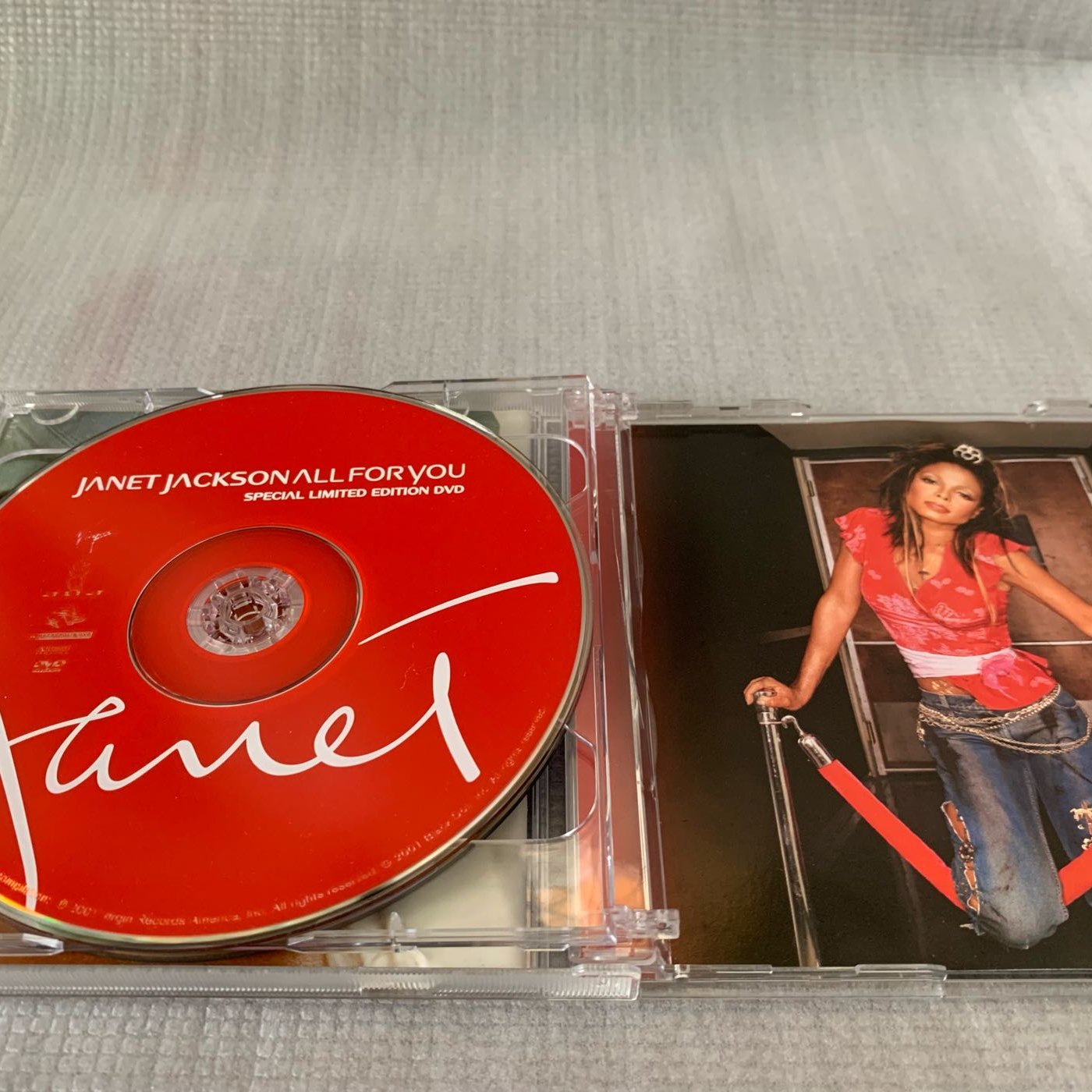 Janet Jackson 珍娜傑克森 All For You CD/DVD美國進口限量雙碟初版（絕版）