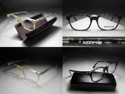 【信義計劃】MEN S CLUB 眼鏡 日本製 手工眼鏡 透明復古框 超越雷朋方大同Ray Ban Tart 強尼戴普款