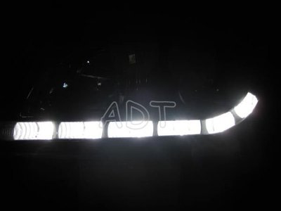 ~~ADT.車燈.車材~~VOLVO S60 V70 02~04 晝行燈 日行燈 DRL燈眉魚眼銀底大燈一組16500 現貨供應中