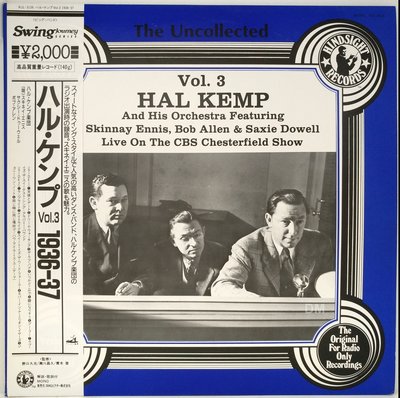 黑膠唱片 The Uncollected Hal Kemp And His Orchestra Vol.3 - 1985