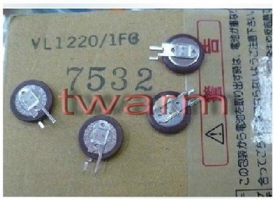 《德源科技》r)型號：VL1220-1HFE / 3V充電紐扣電池 (NO.24)