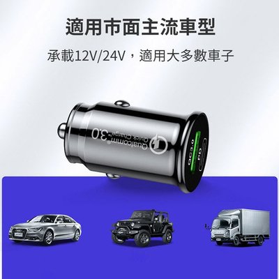 當天出貨mini Pd Qc w 車用急速充電器 車充充電轉換器點煙器安卓蘋果iphone12 Yahoo奇摩拍賣