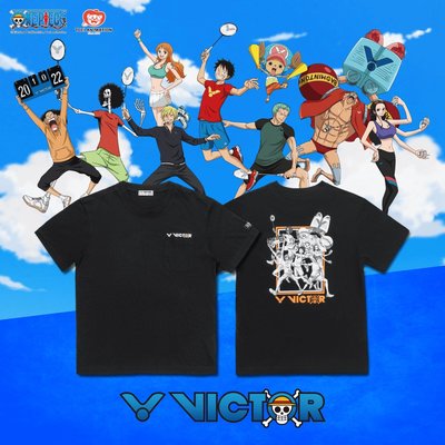『弘揚體育』VICTOR 勝利 航海王ONE PIECE T-OPCO CO 航海王 棉T恤 - 草帽海賊團