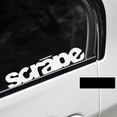 現貨 SCRAPE汽車反光貼紙 改裝貼紙 防水貼   超商取貨