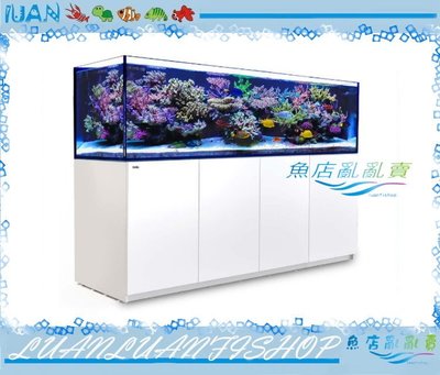 【魚店亂亂賣】Red Sea紅海REEFER 3XL 90海水超白玻璃珊瑚礁岩套缸200X65X65cm(白)底濾缸