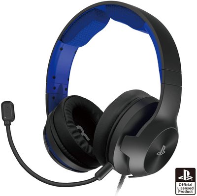 全新PS4周邊 HORI HG 高級 頭戴式有線耳機麥克 PS4-158 藍色 立體聲 可語音【歡樂屋】