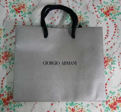 【巴黎淑女】   Giorgio Armani 亞曼尼 專櫃中紙袋/手提袋/送禮大方