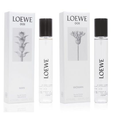 【妮蔻美妝】LOEWE 001 事後清晨 女性淡香水 男性淡香水 15ML 噴式 小香 對香 羅威 WOMAN MAN
