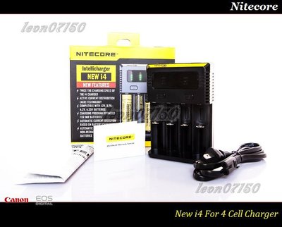 【特價促銷 】原廠供貨 NITECORE New i4 萬用LED智慧充電器18650/AA/AAA/enelope