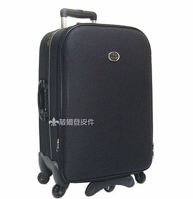 【 葳爾登】25吋台灣Kaibia旅行箱五輪行李箱凱帝爾硬面360度防水登機箱25吋0520黑色
